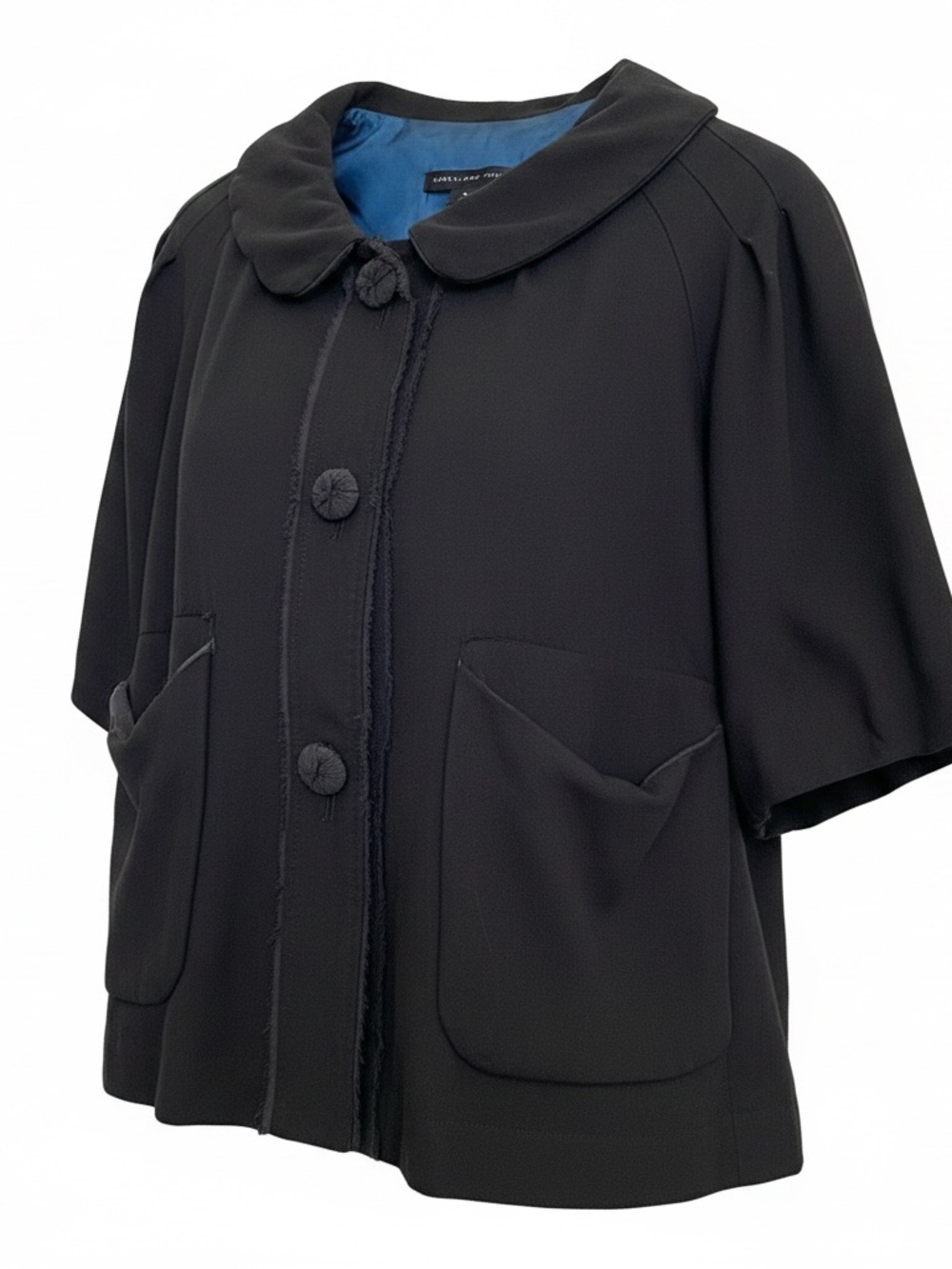 Marc by Marc Jacobs Women’s Small Black Short Sleeve Swing Coat Jacket